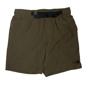 The North Face Men's Shorts Olive Green Flashdry Belted Small